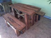 Mesa meia lua pequena